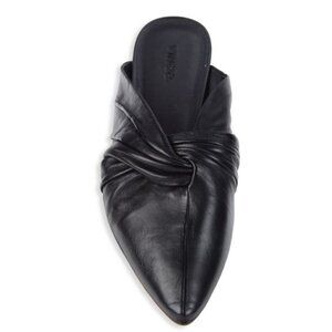 Vince Crenne Leather Mule Flats Size 6